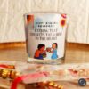 Multi-Scented Votive Glass Candles Rakhi Gift