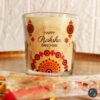 Multi-Scented Votive Glass Candles Rakhi Gift